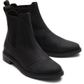 TOMS Charlie Damenlederstiefel In Schwarz
