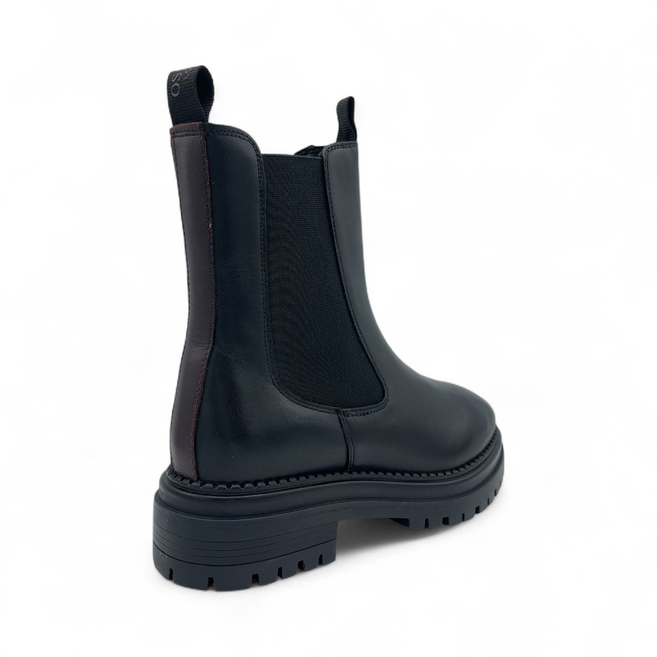 Osprey London The Hampton Chelsea Leder Damen Schwarze Stiefel