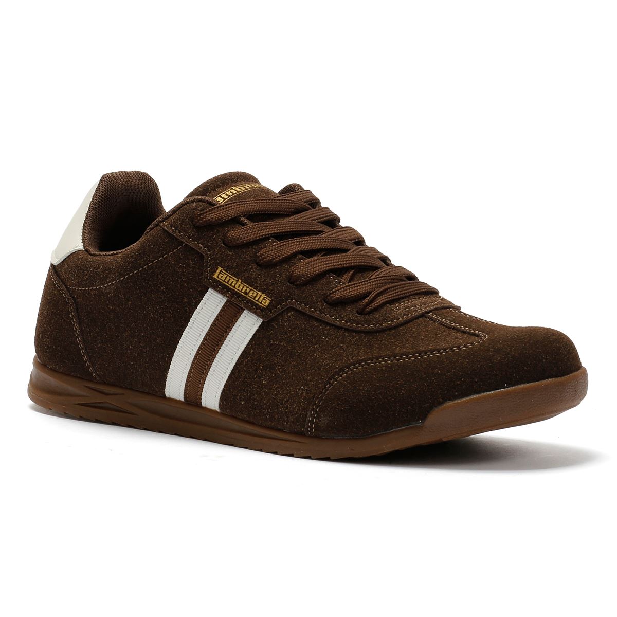 Lambretta Tackle Herren Braune Sneakers