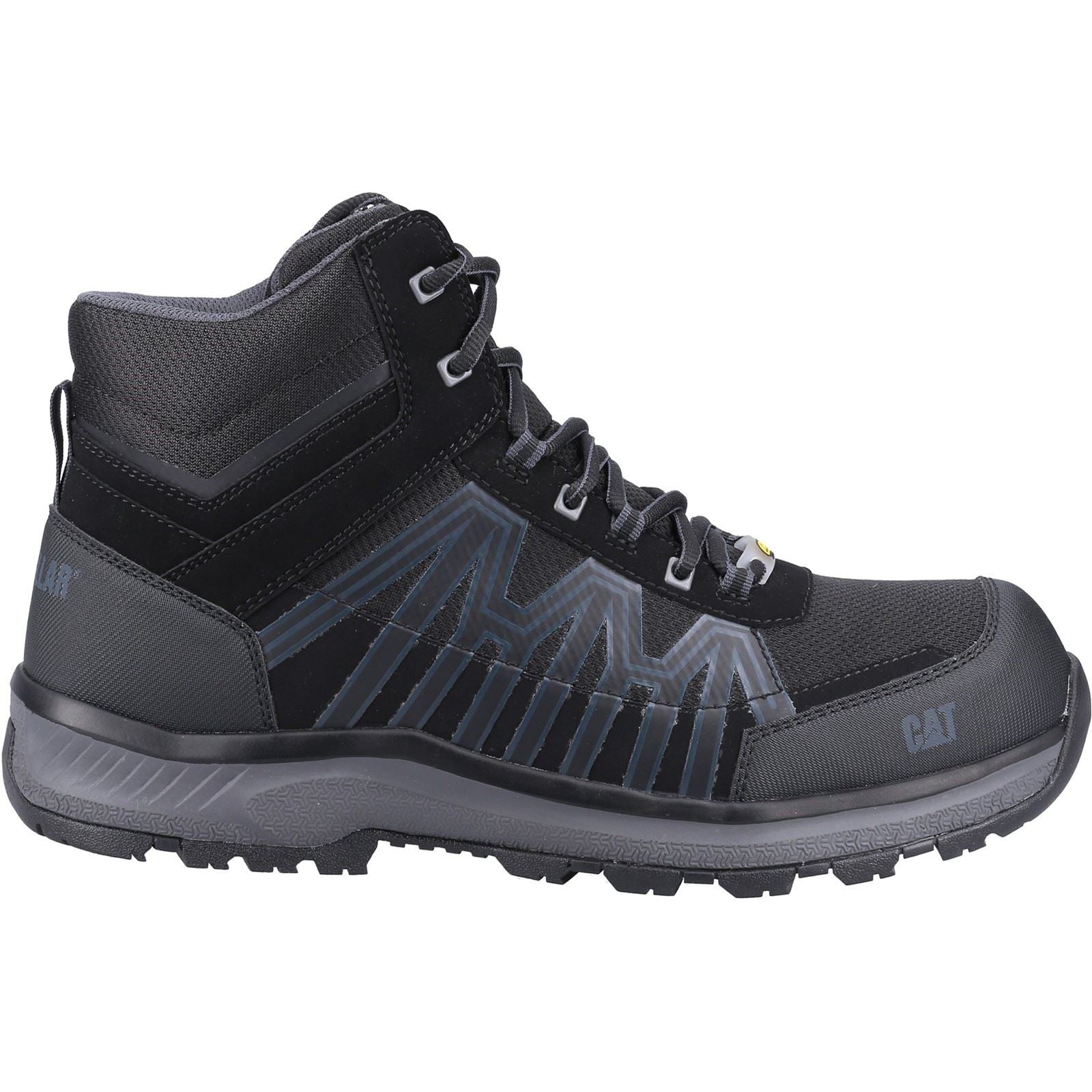 Caterpillar Charge Pu/Mesh/Tpu Schwarze Wanderschuhe