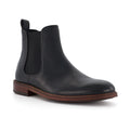 Dune Characteristic Leder Herren Schwarze Stiefel