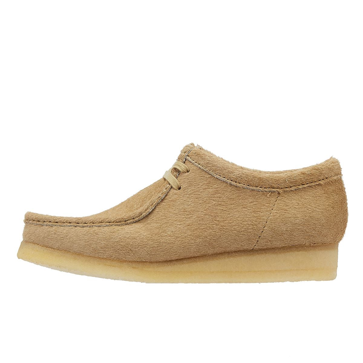 Clarks Originals Wallabee Haar Auf Herren-Ahorn-Schnürschuhen