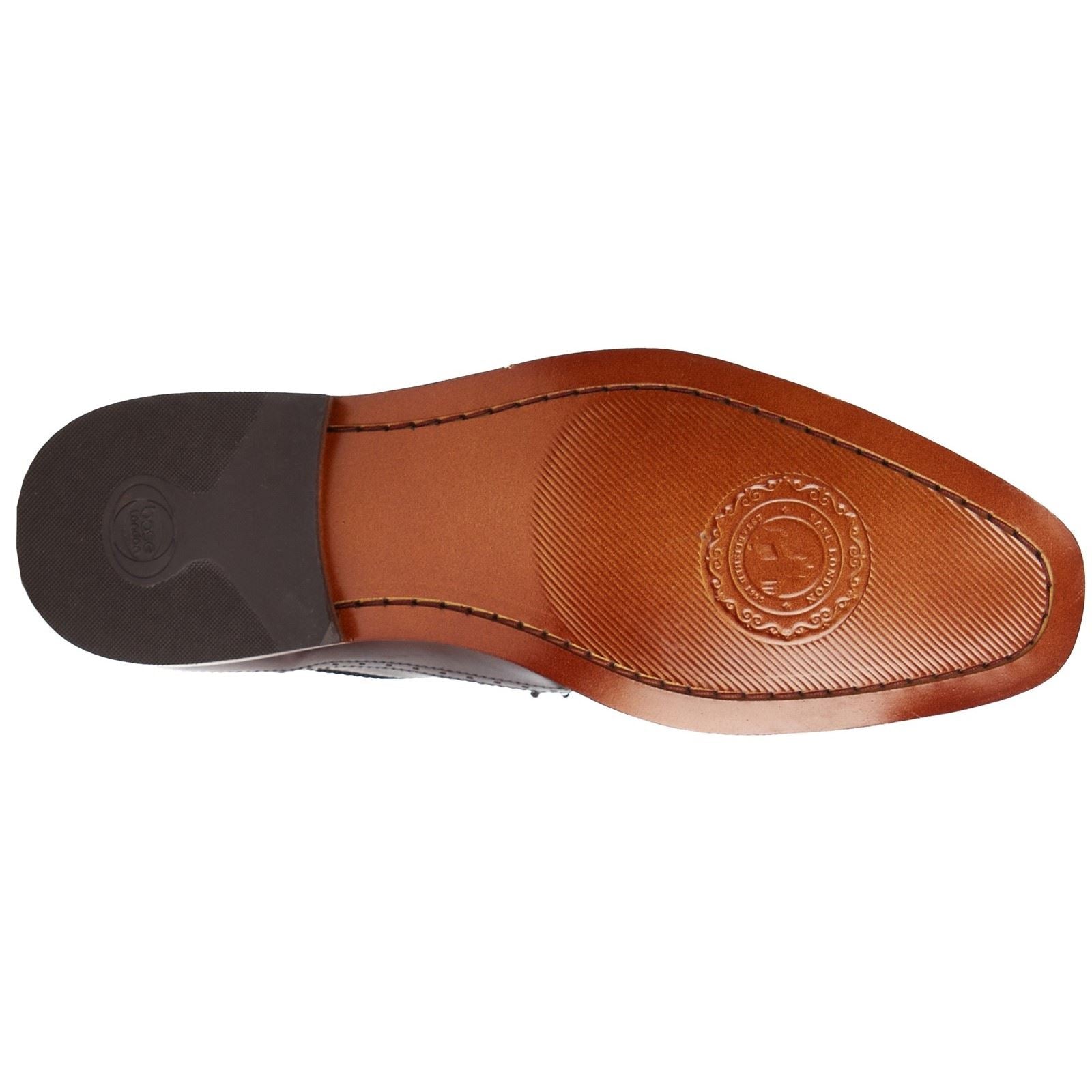 Base London Havisham Leder Herren Braun Derby Schuhe