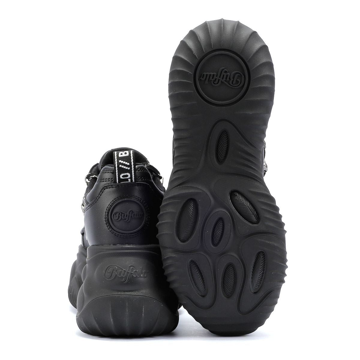 Buffalo Blade Hike Lo Damen Schwarze Turnschuhe