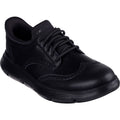 Skechers Garza Sully Schwarze Farbe Herren Schnürschuhe Aus Leder