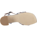 Hush Puppies Nalani Damen Sandalen aus Leder in Zinnfarben