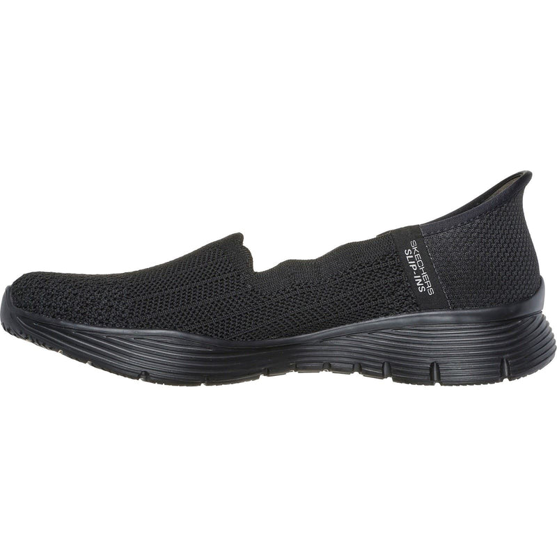 Skechers Seager Believe It Damen Sneaker In Schwarz Aus Textil