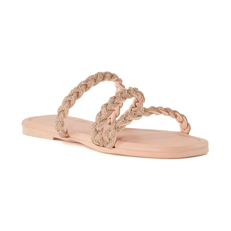 Dune Lassa Synthetische Damen Nude Sandalen