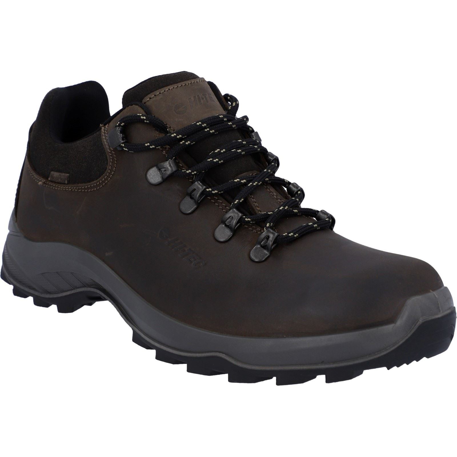 Hi-Tec Walk Lite Camino Ultra Herren Wanderschuhe Aus Braunem Leder
