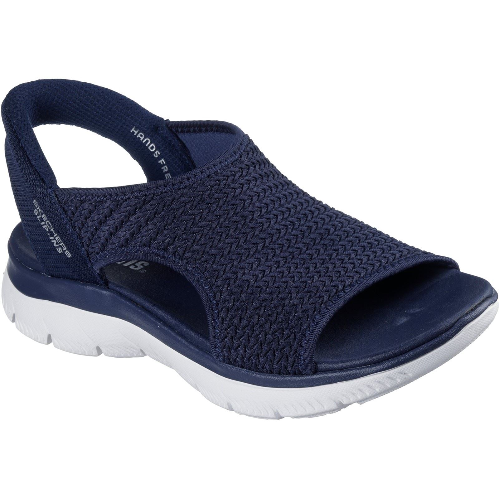 Skechers Summits Sweetly Evolved Damen Textil Sandalen In Marineblau
