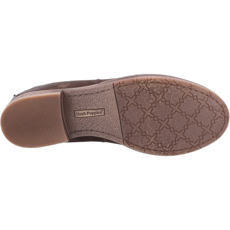 Hush Puppies Edith Damenstiefel Aus Braunem Leder