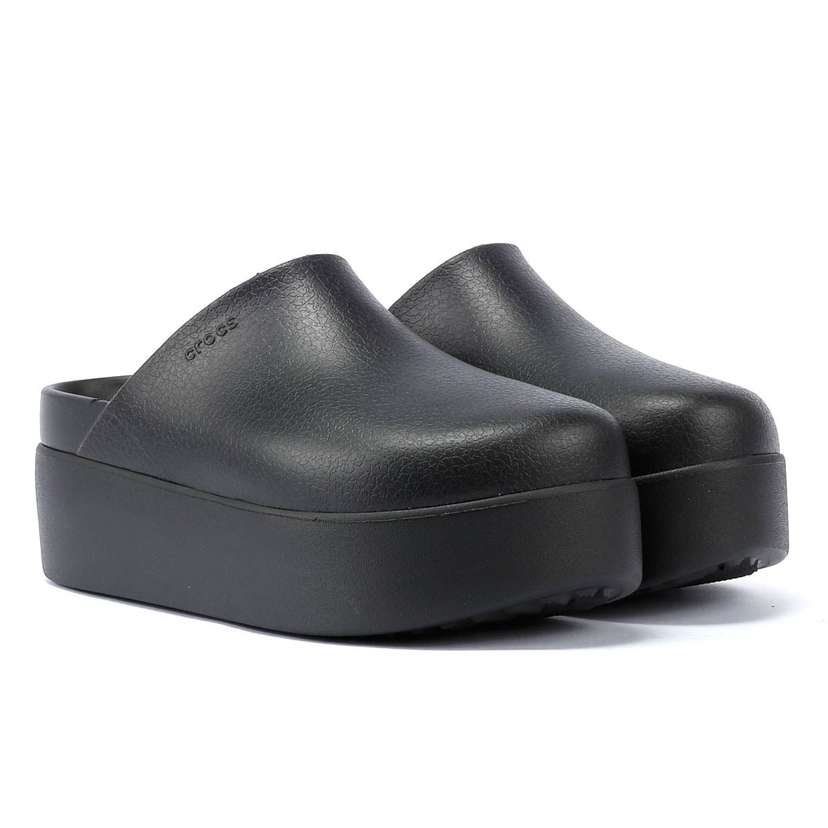 Crocs Dylan Platform Damen Schwarze Clogs
