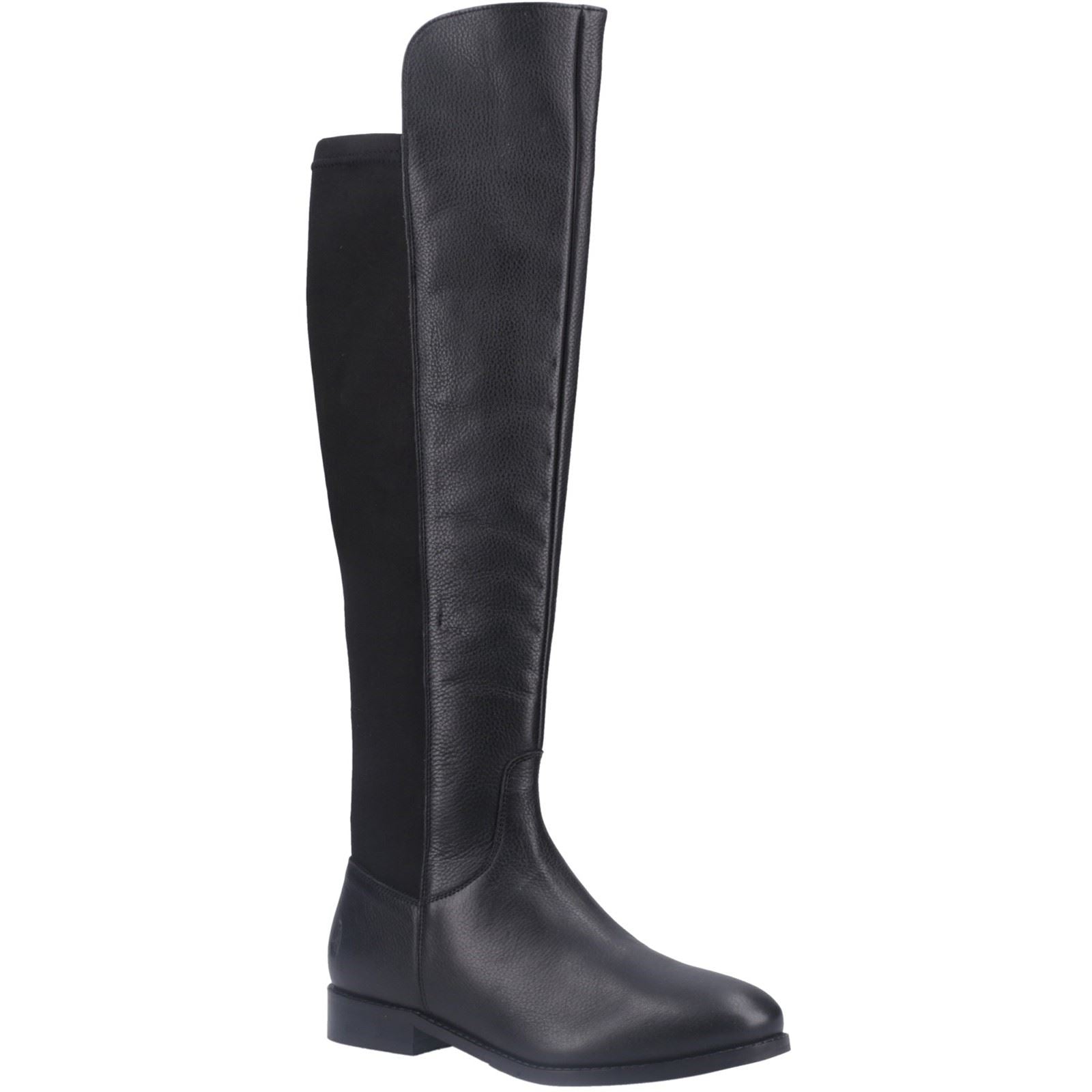 Hush Puppies Paisley Kunstleder Damen Schwarze Stiefel