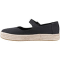 TOMS Carolina Mary Jane Synthetik Damen Espadrilles In Schwarz