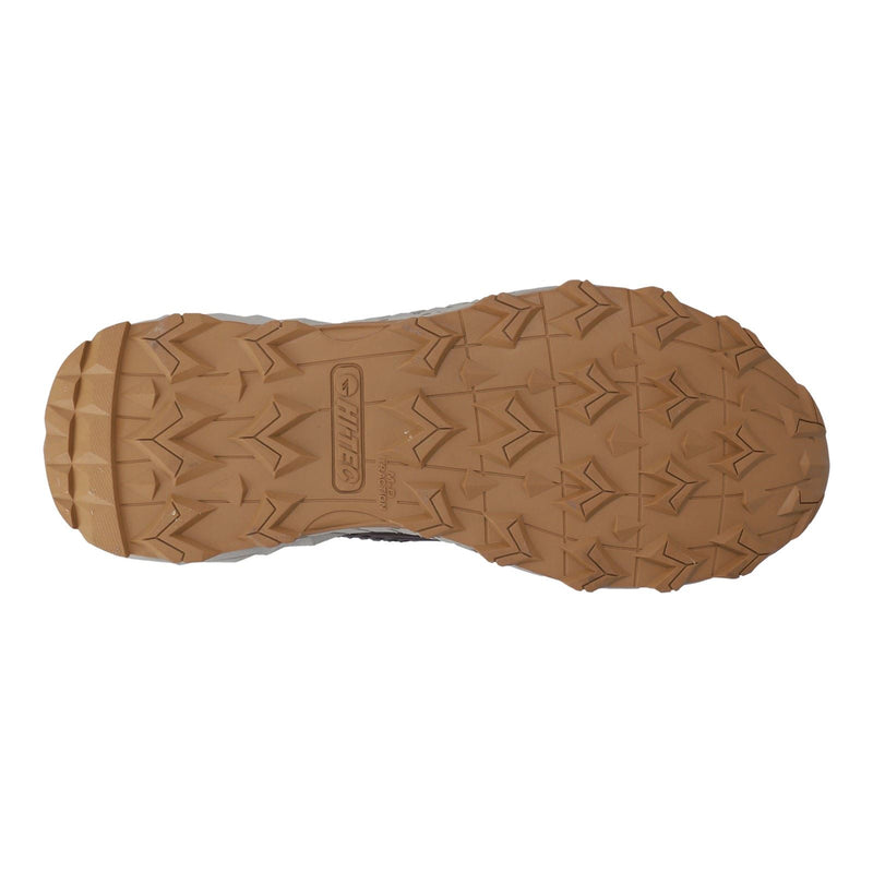 Hi-Tec Fuse Trek Mid Polyester Herren Wanderstiefel In Stahl/Anthrazit/Hellgelb