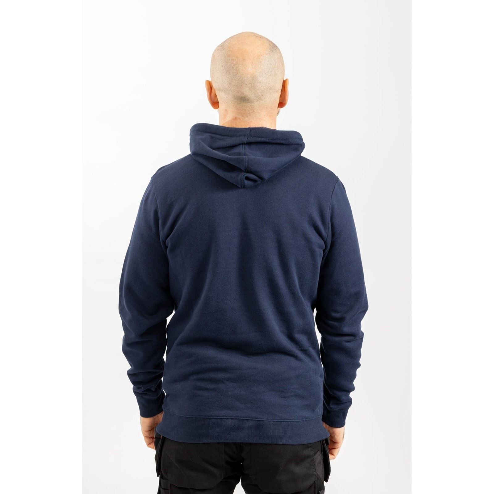 Helly Hansen Workwear Manchester Baumwoll Herrenblauer Kapuzensweatshirt