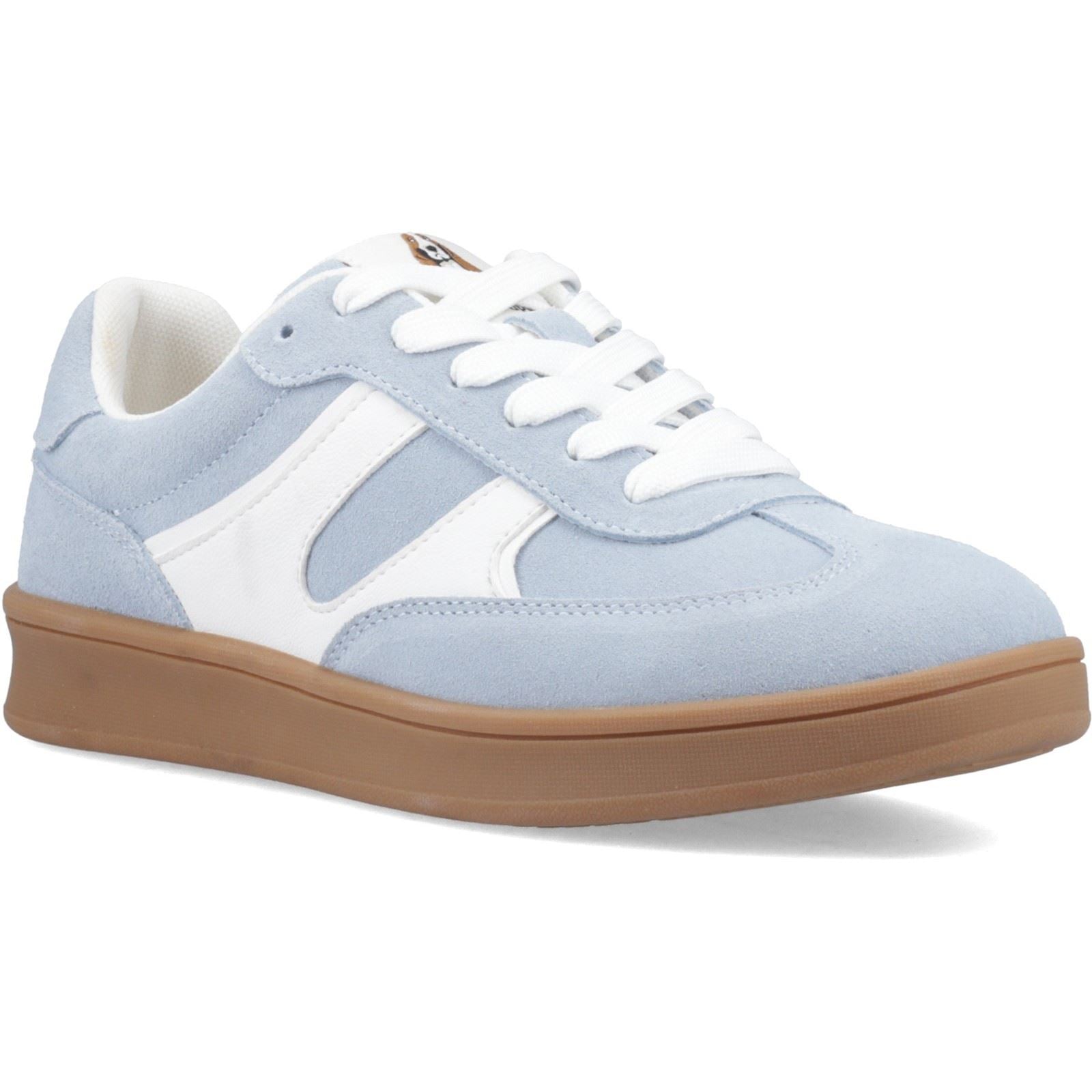 Hush Puppies Maura Wildleder Damen Blaue Sneaker