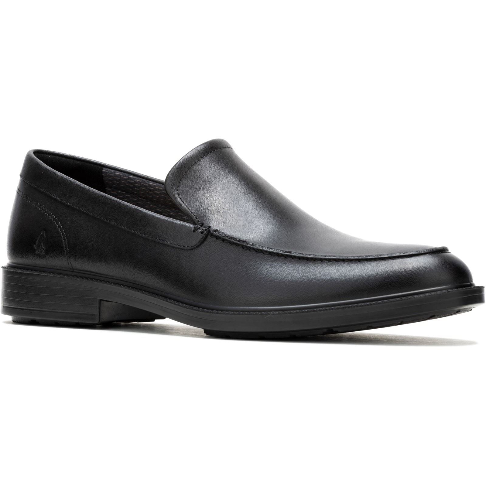Hush Puppies Banker Herrenschuhe Aus Schwarzem Leder Mit Schnürung