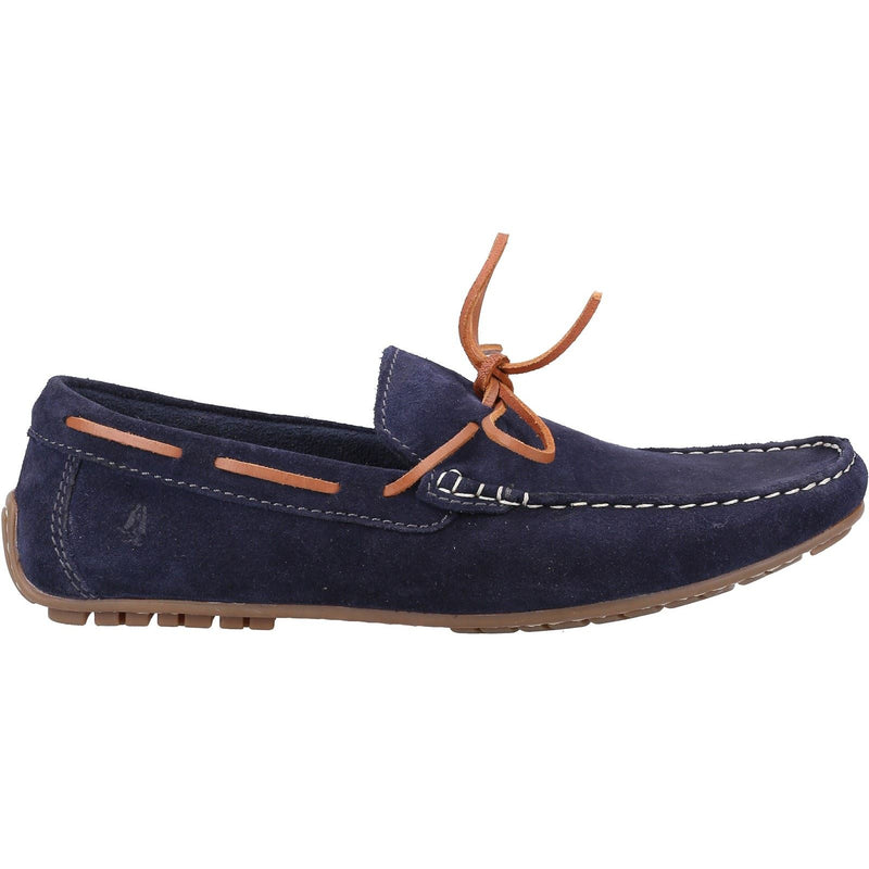 Hush Puppies Reuben Wildleder Herren Navy Bootsschuhe