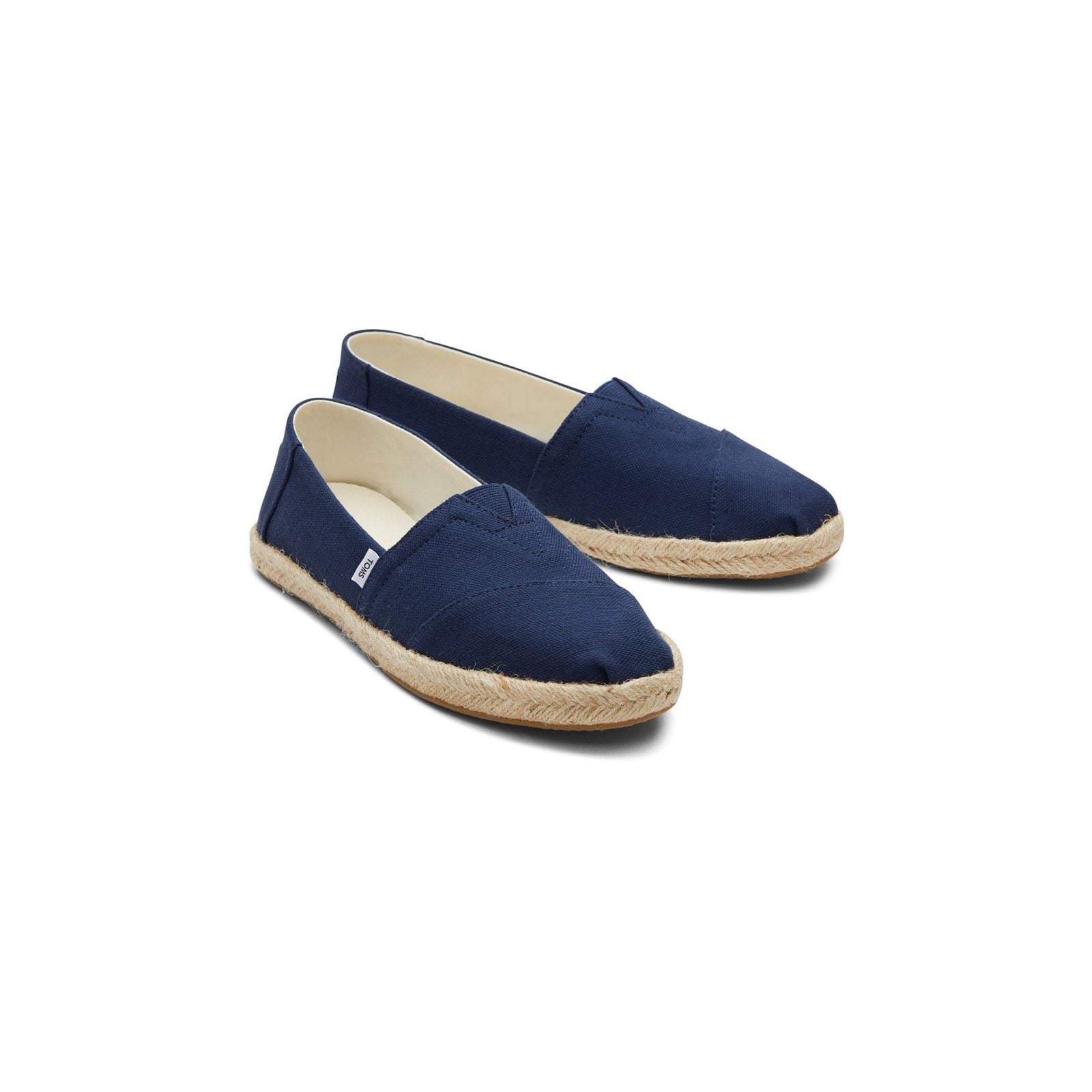 TOMS Alpargata Rope 100% Baumwoll-Damenesspadrilles In Marineblau