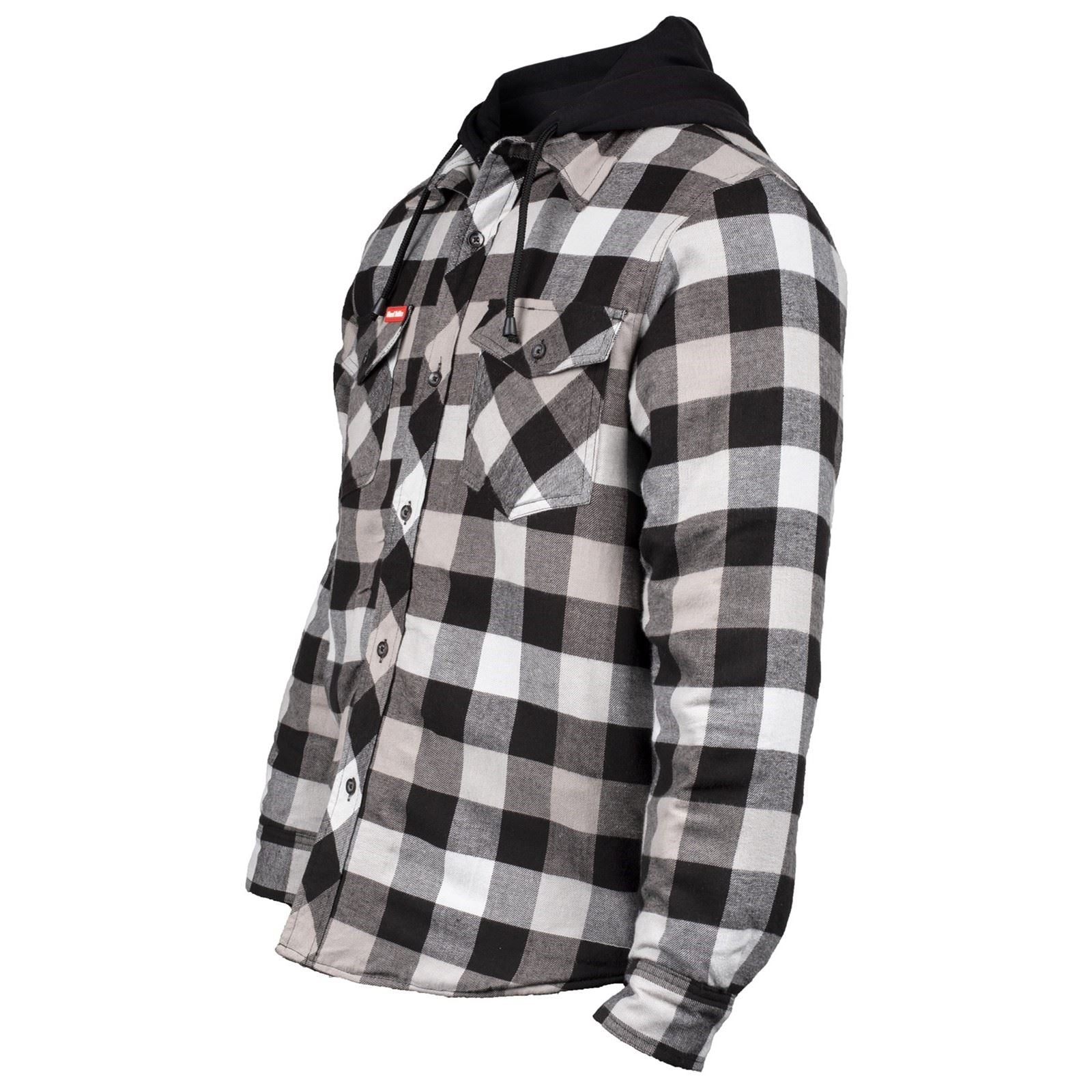 Hard Yakka Quilted Flannel Shacket Herren Graues Hemdjacke