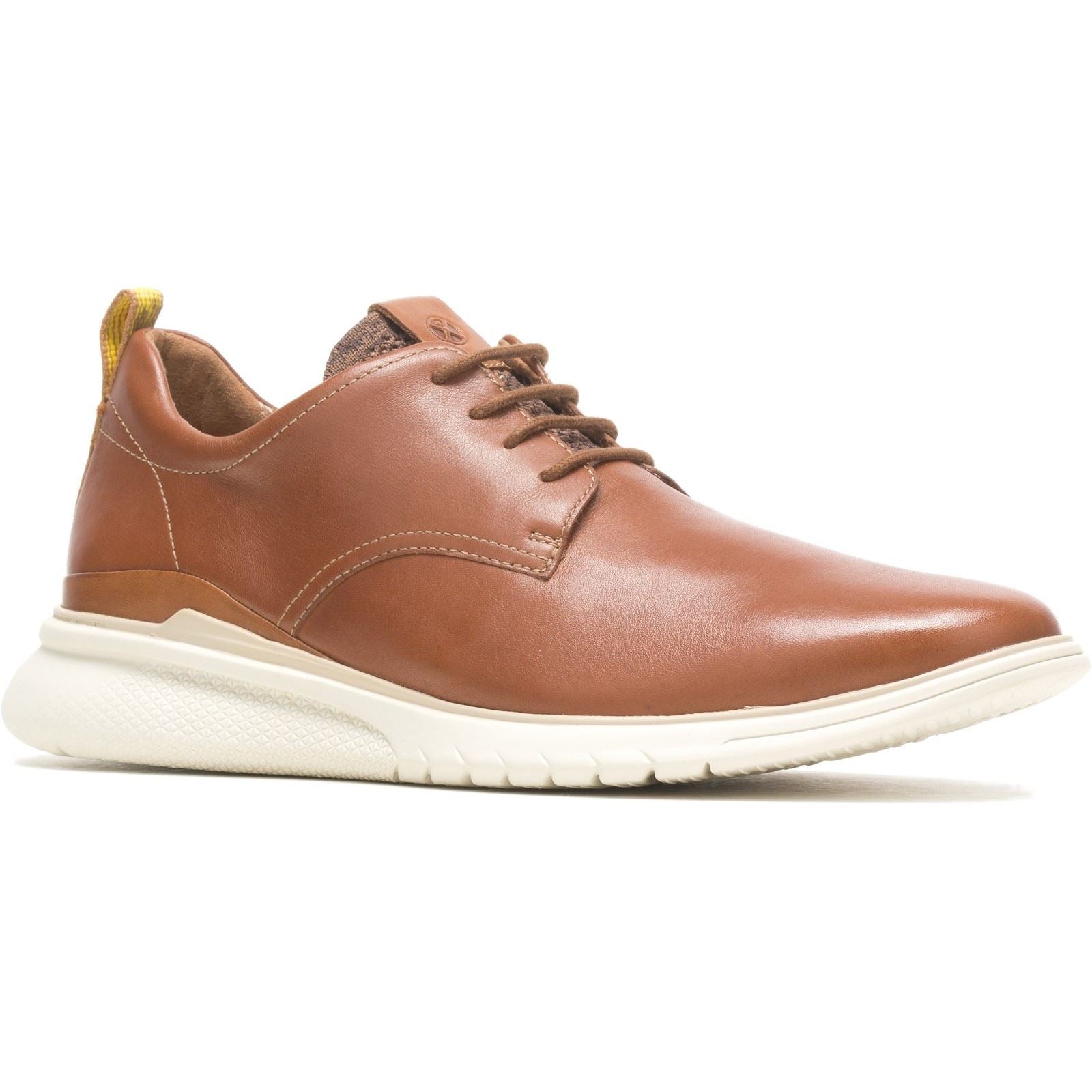 Hush Puppies Advance Lace Up Herren Lederschuhe In Tan Zum Schnüren