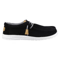 HEYDUDE Wally Craft Leder Herren Schwarze Bootsschuhe