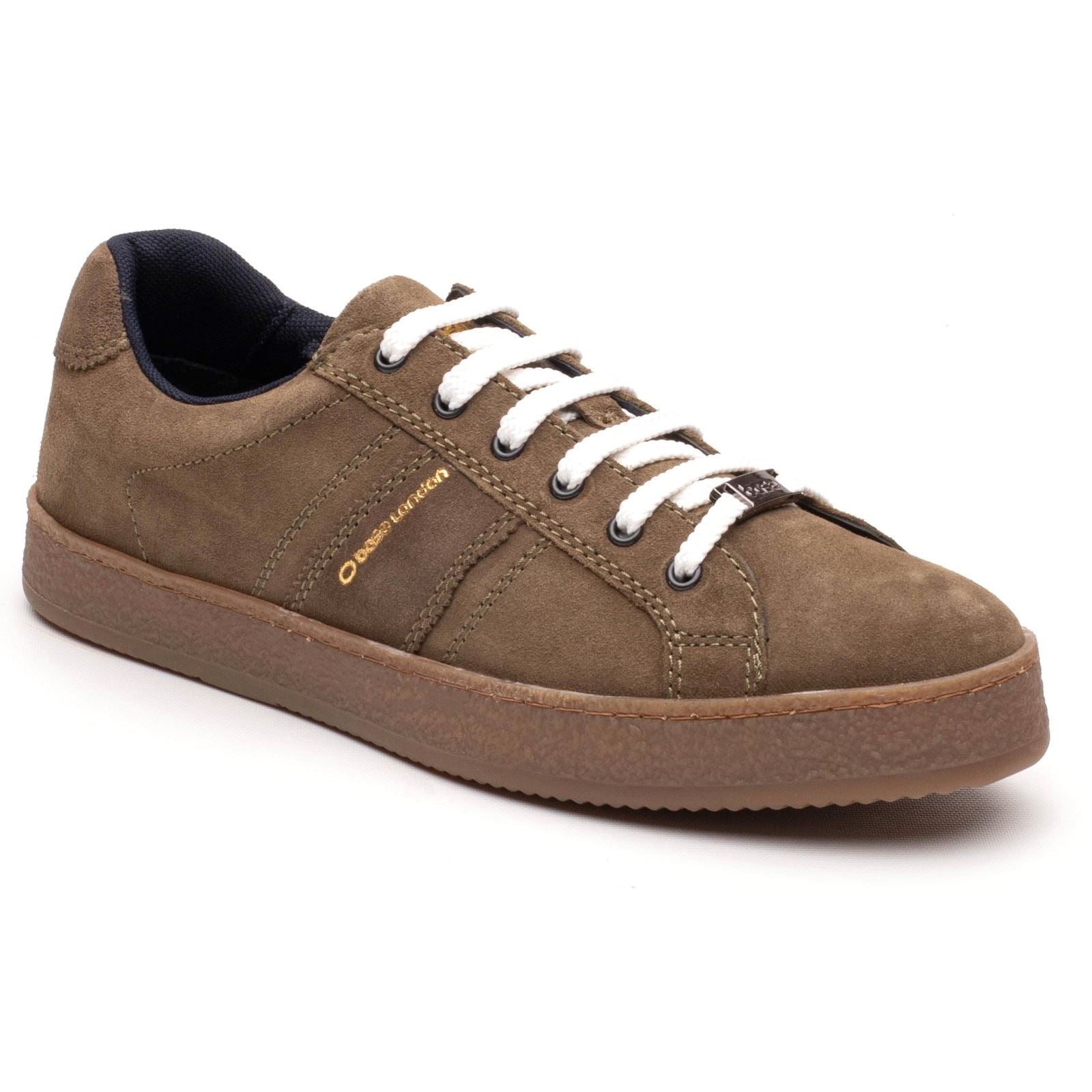 Base London Hopper Leder Herren Moss Sneaker