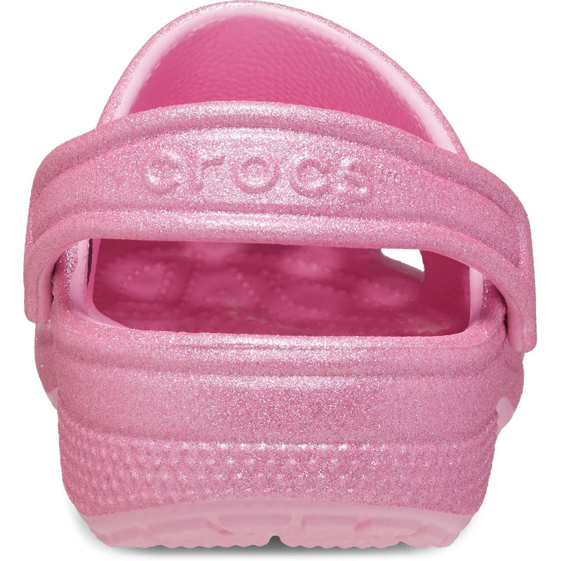 Crocs Classic Glitter Thermoplastische Rosa Tweed Glitzer Slipper