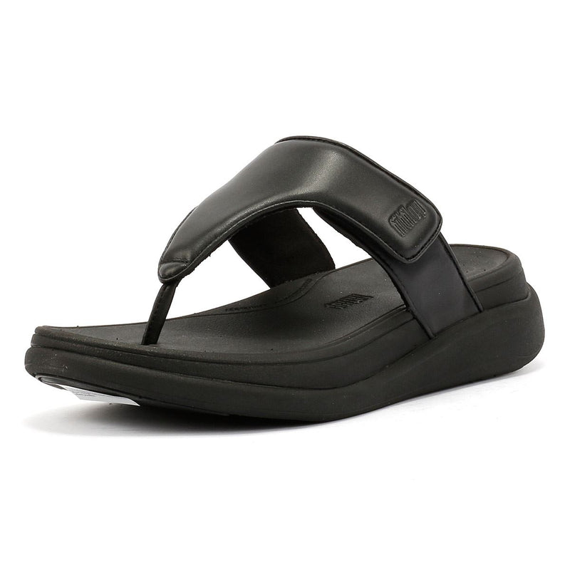 FitFlop F-Mode Go Adjustable Flatform Damen Schwarze Farbe Sandalen