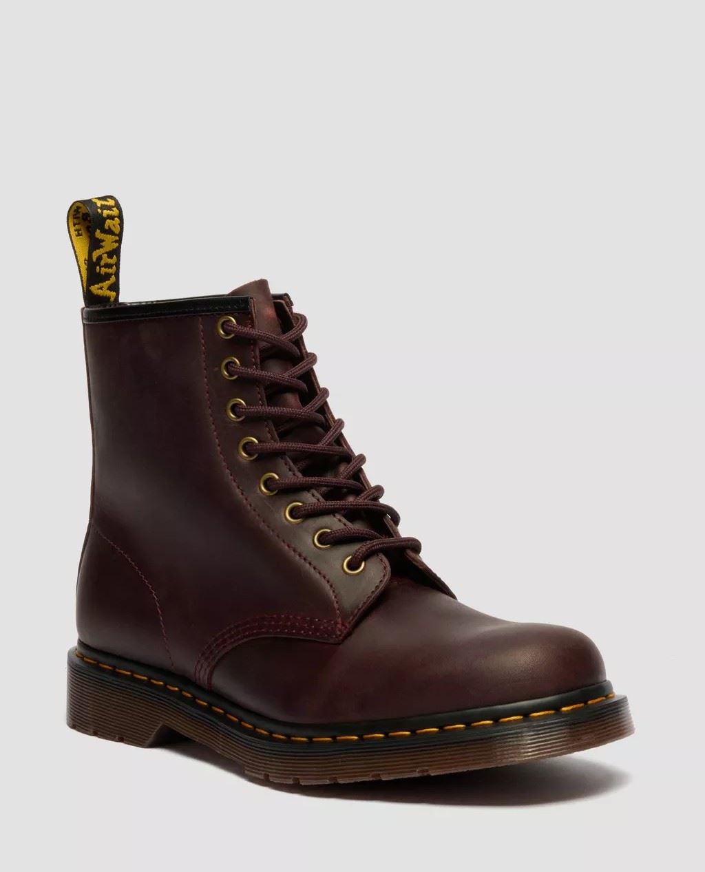 Dr. Martens 1460 Crazy Horse Lederrote Stiefel