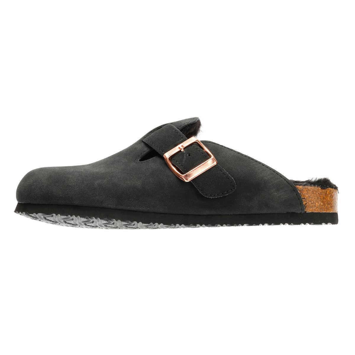 Penguin Poppy Fur Wildleder Damen Beigefarbene Pantoletten