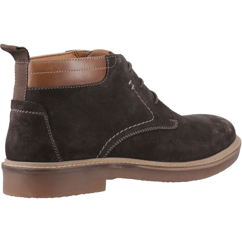 Hush Puppies Gideon Herren Wildleder Stiefeletten in Schokoladenbraun