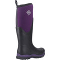 Muck Boots Arctic Sport II Tall Damen Gummistiefel in Schwarz/Acai für den Winter bis zum Knie