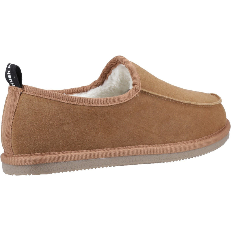 Hush Puppies Charles Wildleder Herren Tan Hausschuhe