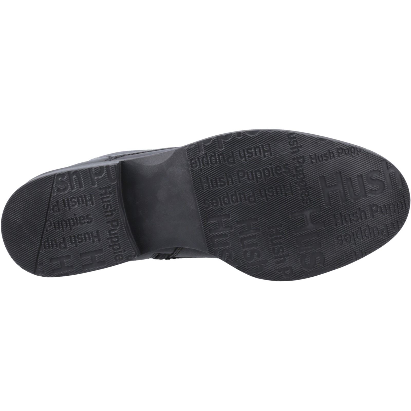 Hush Puppies Valentina Damen Schwarze Farbe Lederstiefel