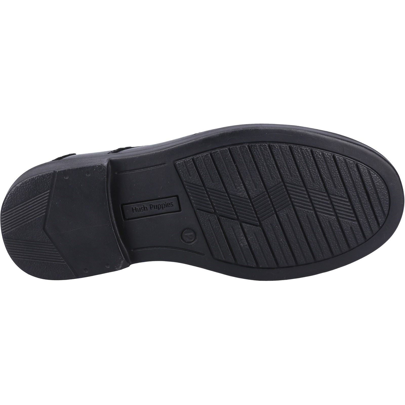 Hush Puppies Toby SNR Lederslipper In Schwarz Für Jungen