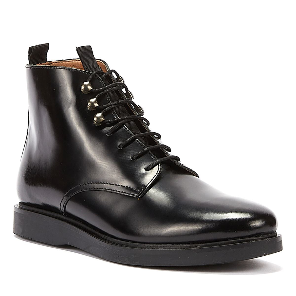 H By Hudson Battle Hi Shine Herrenstiefel Schwarz