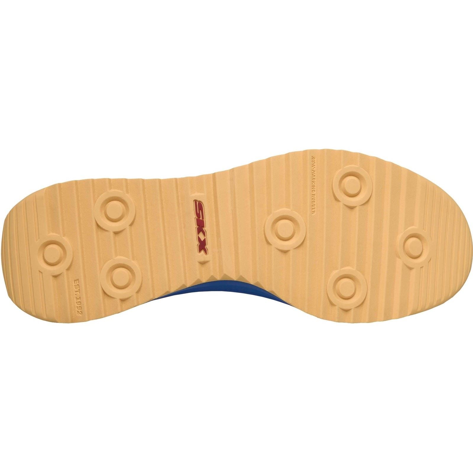 Skechers SKX 92 Spective Leder Herren Blau/Multifarbige Sneakers