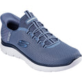 Skechers Slip-ins: Summits High Range Herren Sneaker Aus Schiefergrauem Polyester