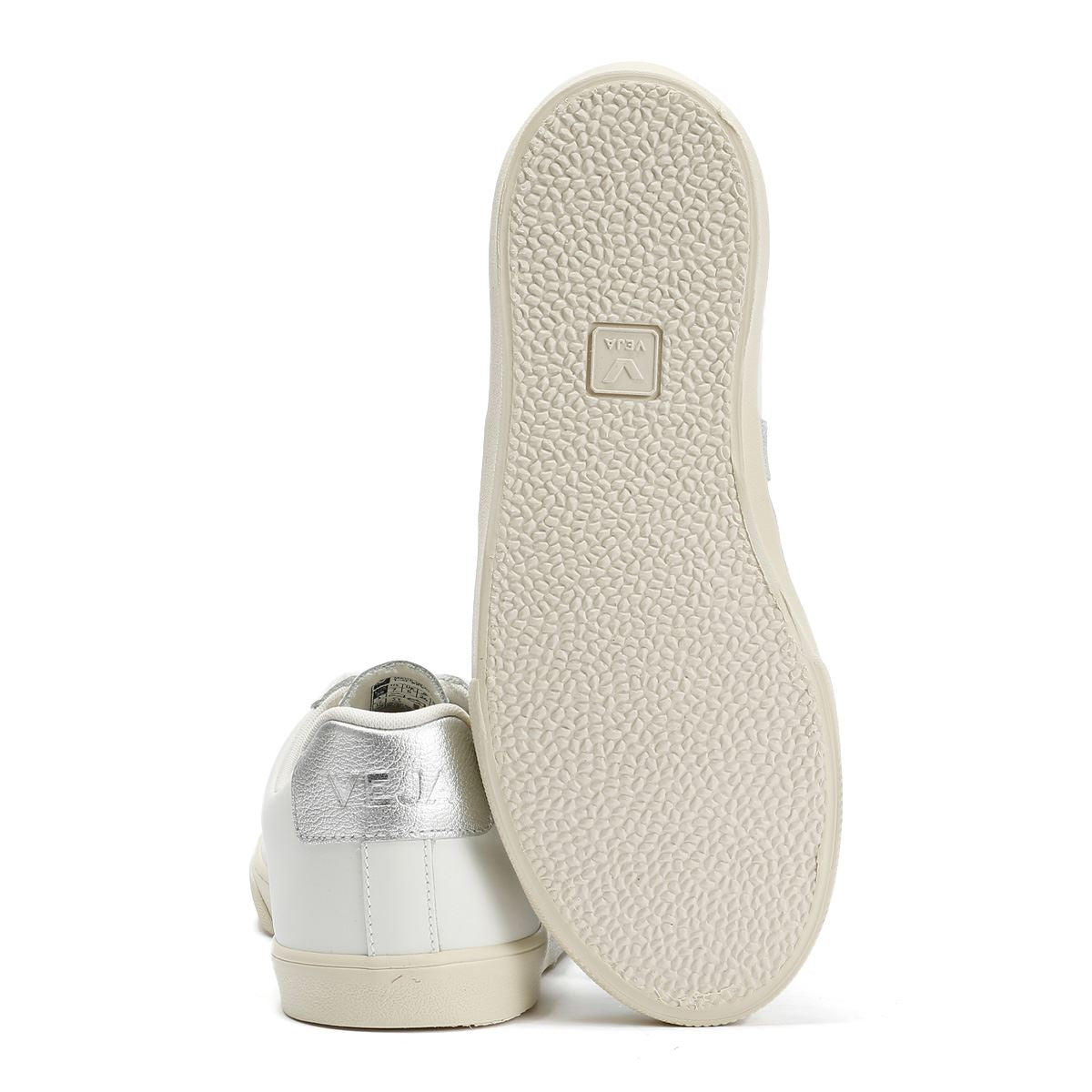 Veja Esplar Leder Damen Weiße Sneakers