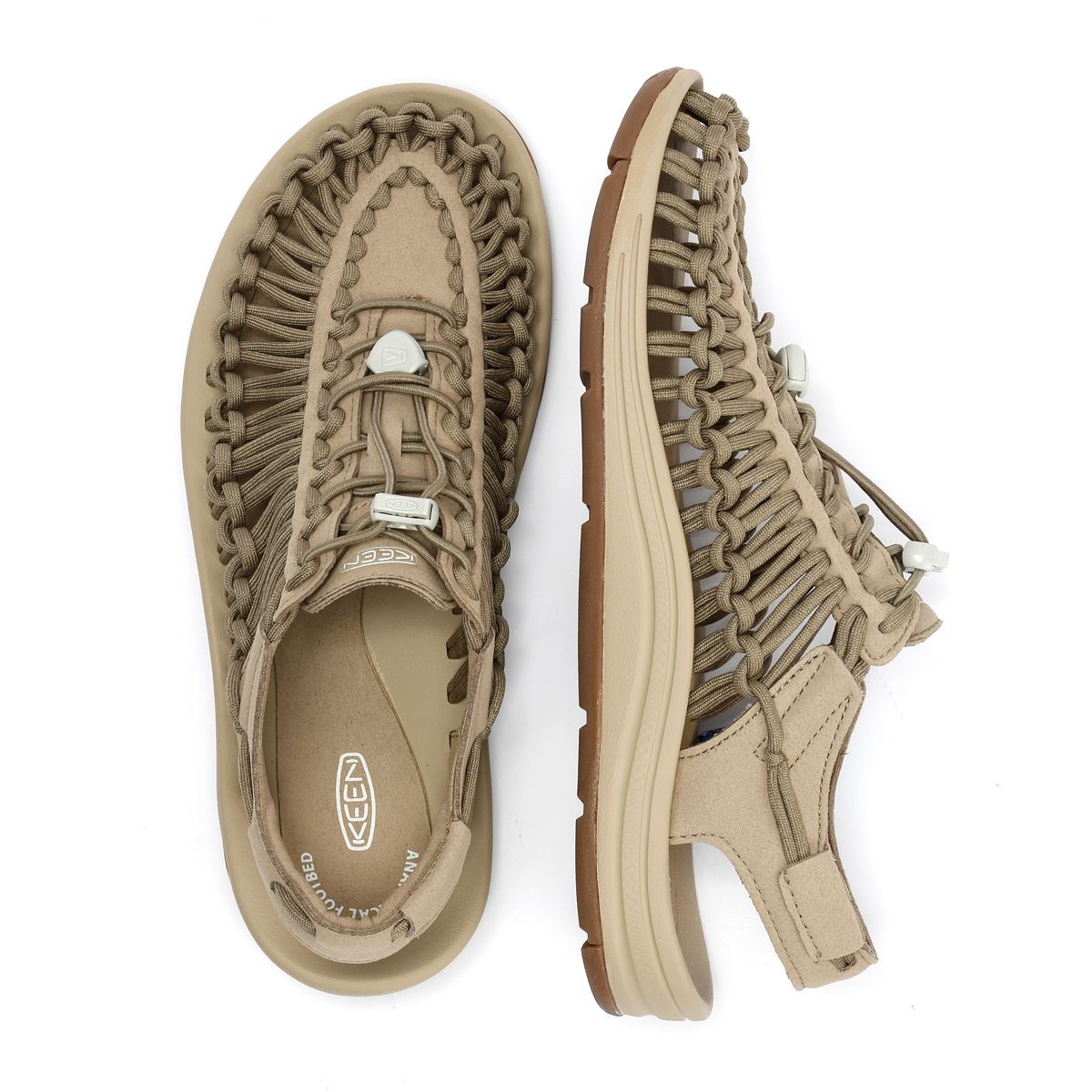Keen Uneek Herren Beigen Sandalen