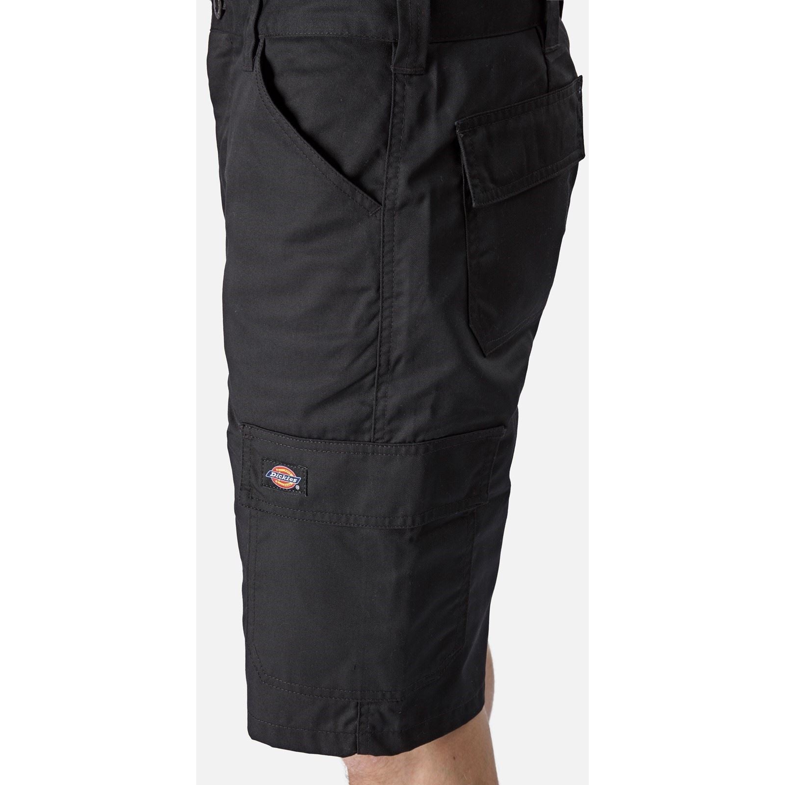 Dickies Everyday Polyester Herren Schwarze Knielange Shorts