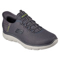 Skechers Slip-ins: Summits - High Range Polyester Herren-Sneaker In Anthrazit