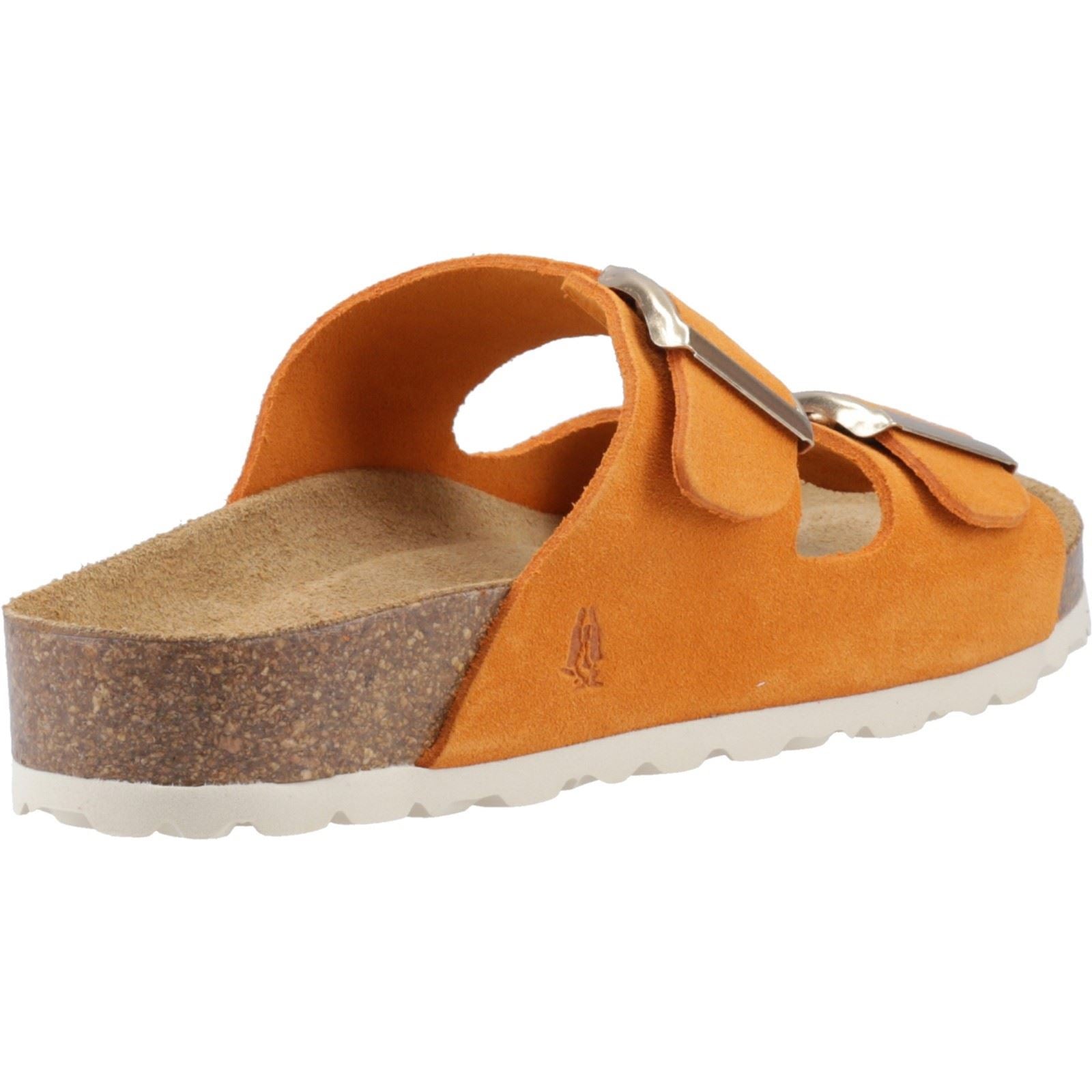 Hush Puppies Blaire Damen Sandalen Aus Veloursleder In Orange
