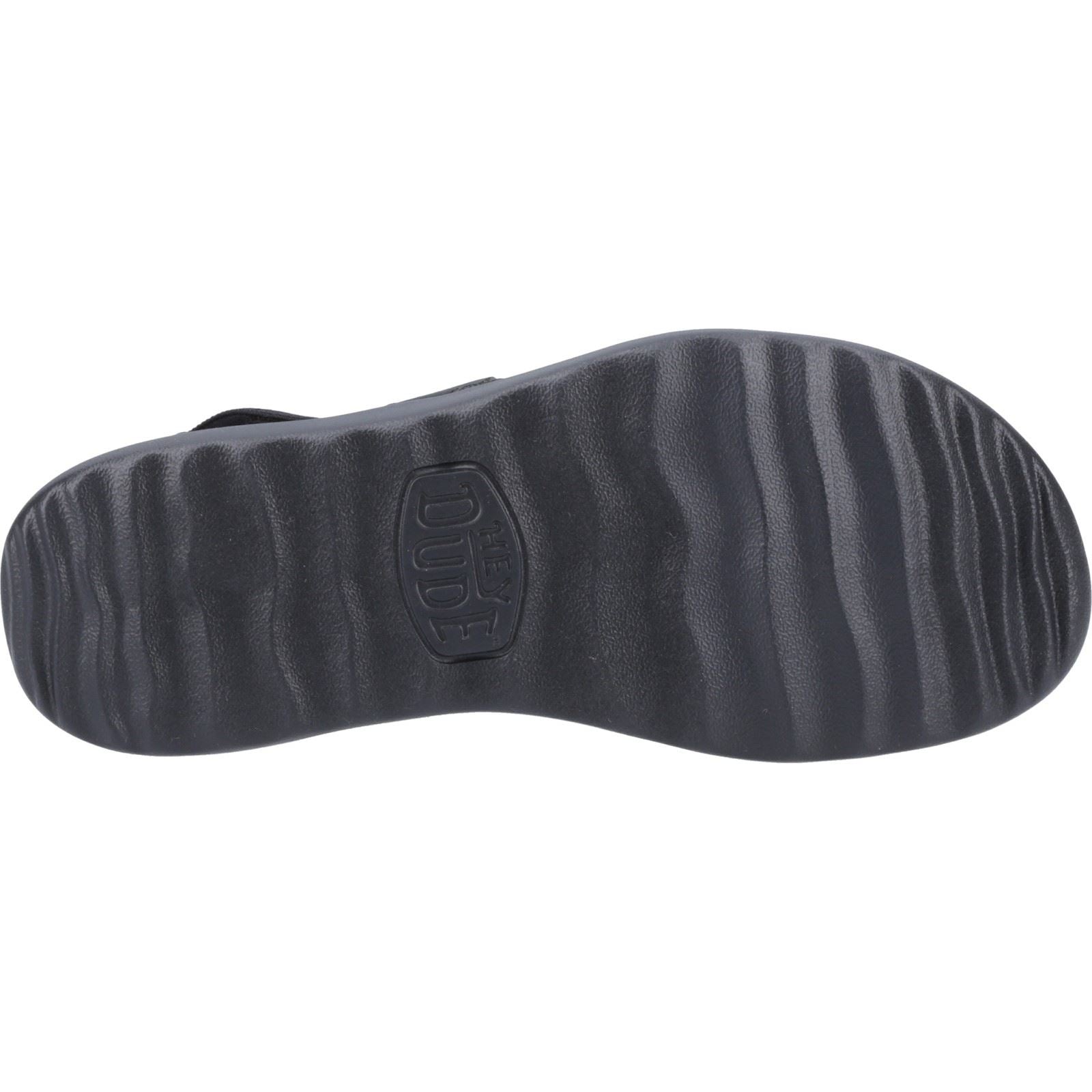 HEYDUDE Collins Mono Sport Damen Schwarze Farbe Sandalen
