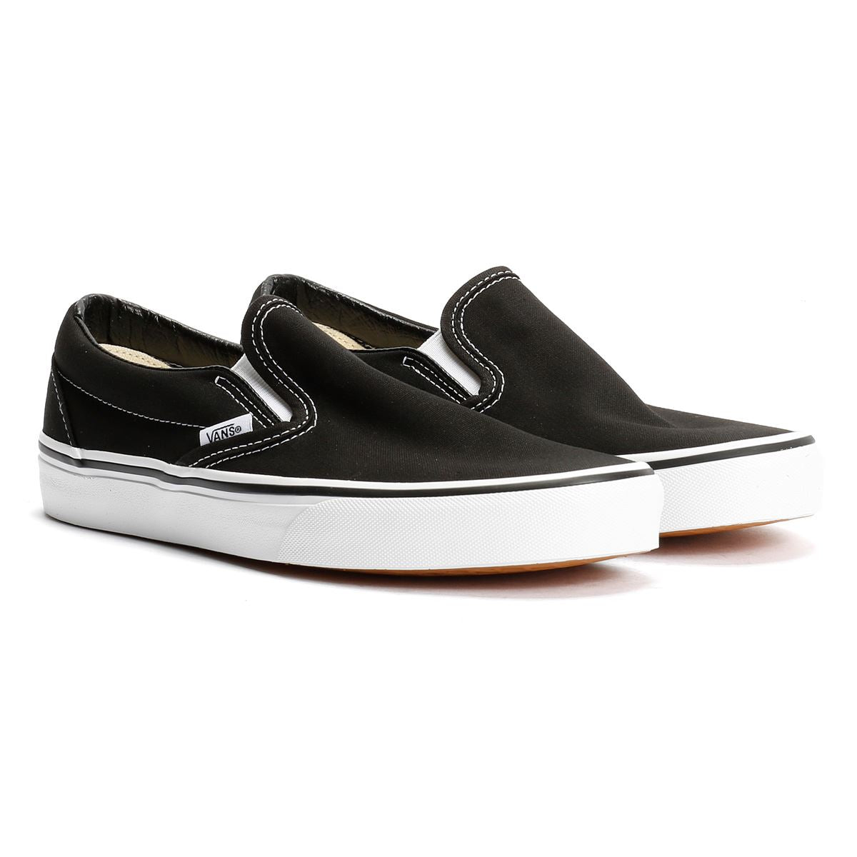 Vans Classic Slip-On Leinwand Schwarze Turnschuhe