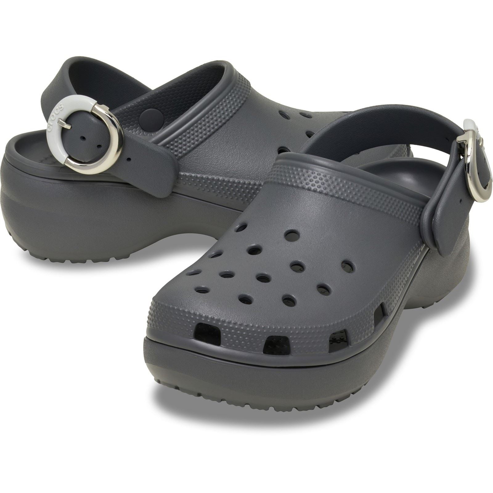 Crocs Classic Platform Eva Damen Carbon Clogs
