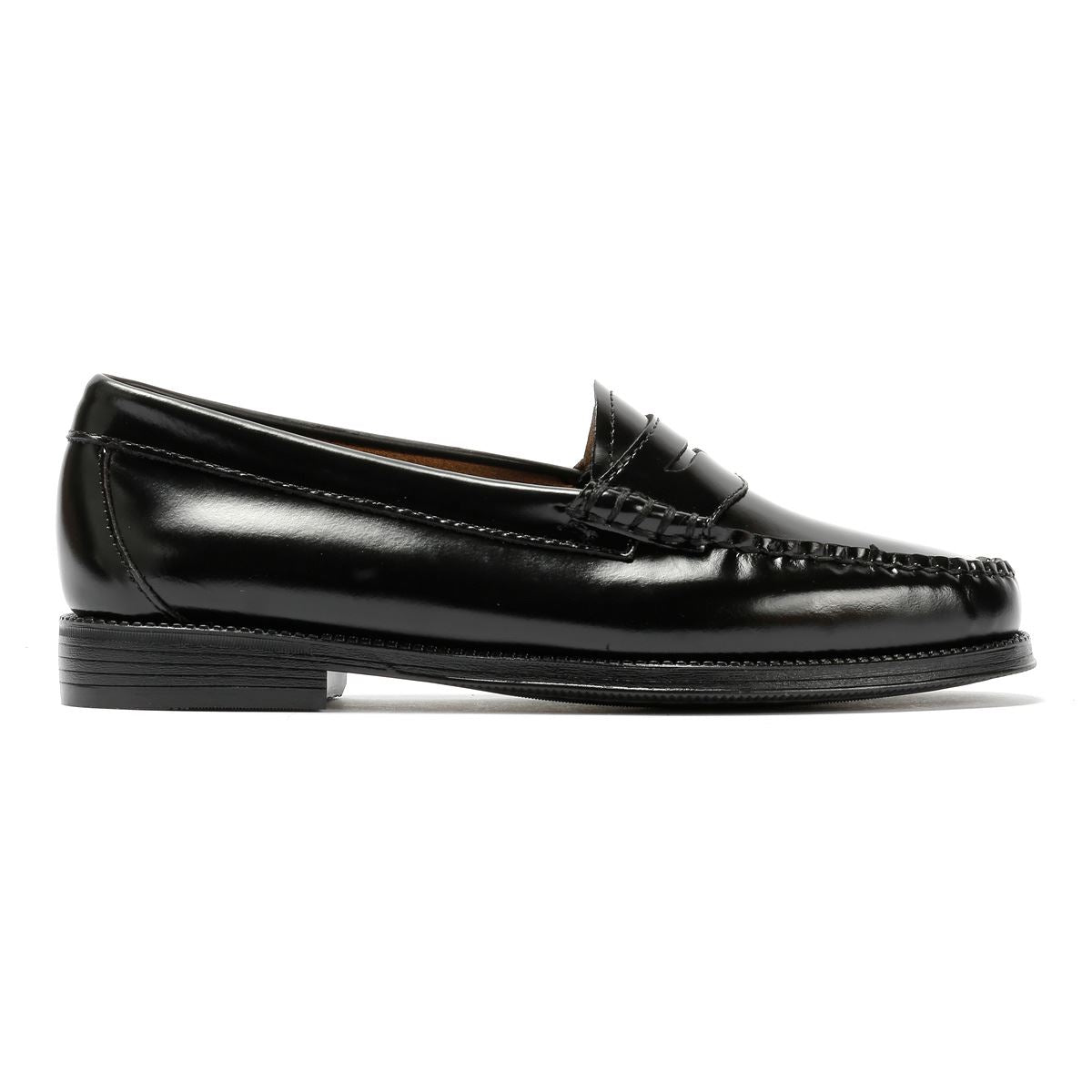 G. H. Bass Weejun II Leder Damen Schwarze Slipper