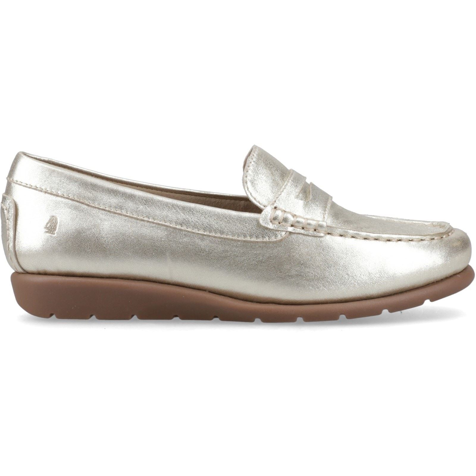 Hush Puppies Shelby Leder Damen Gold Loafers